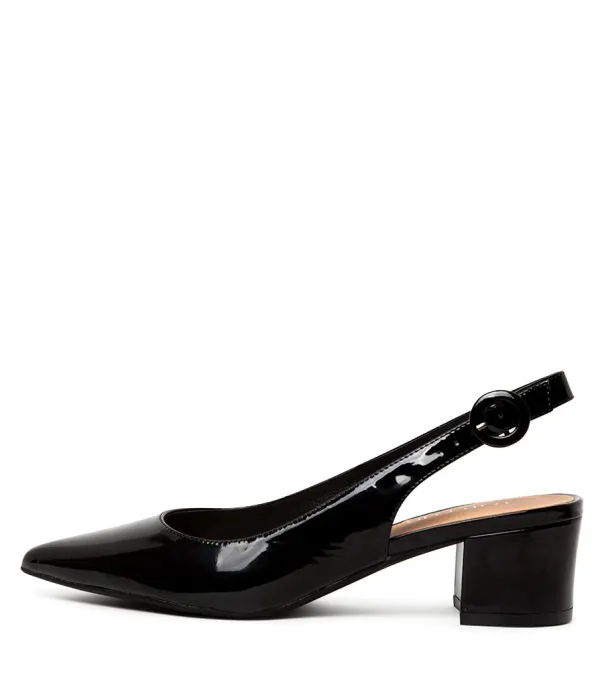 Women TOP END Abigale Black Patent Leather