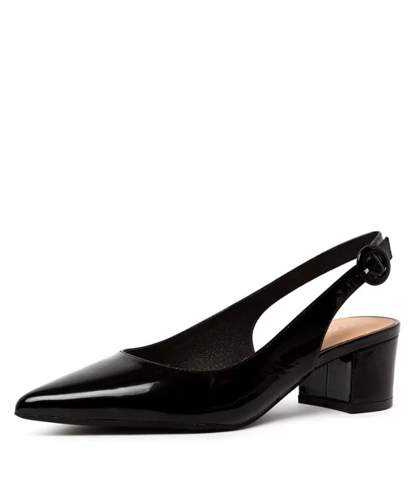 Women TOP END Abigale Black Patent Leather