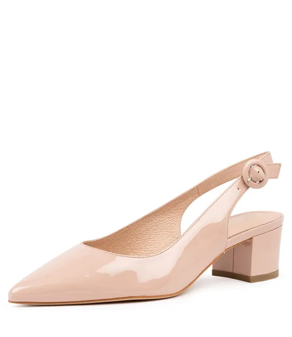 Women TOP END Abigale Nude Patent Leather