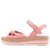 Women DJANGO & JULIETTE Adah Pretty Pink Leather Espadrilles