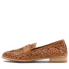 Women DJANGO & JULIETTE Addah Lrg Tan Leather Loafers