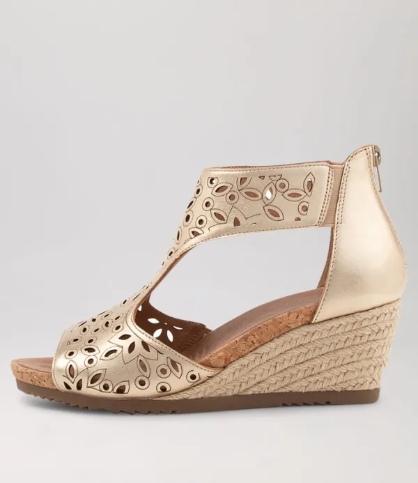 Women SUPERSOFT Albert Platinum Leather Espadrilles