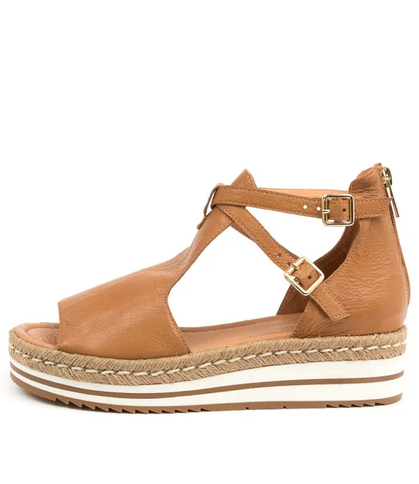 Women DJANGO & JULIETTE Alexys Dk Tan Leather