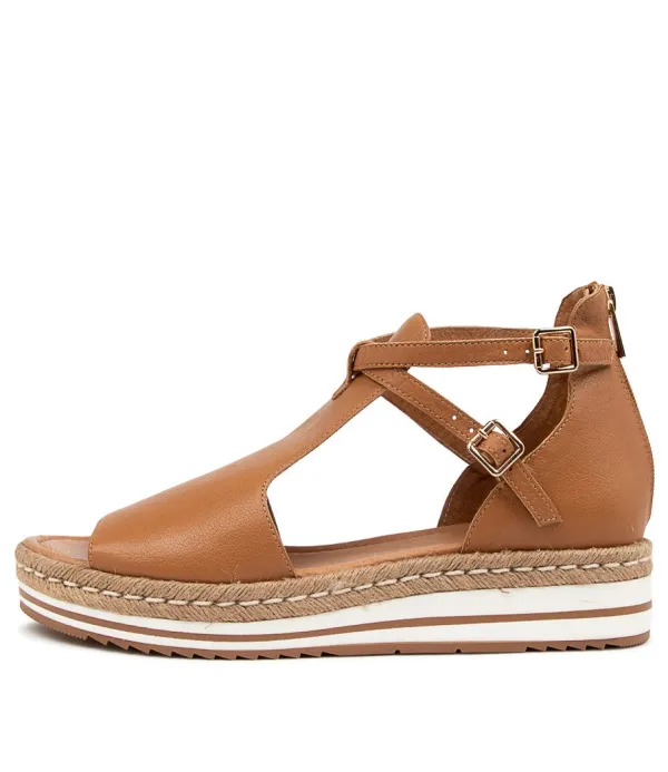 Women DJANGO & JULIETTE Alexys Lrg Dk Tan Leather