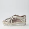 Women DJANGO & JULIETTE Alkiet Argento Argento Rope Leather Espadrilles