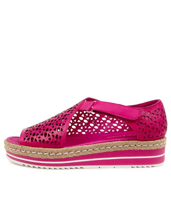 Women DJANGO & JULIETTE Alkiet Dj Fuchsia Leather