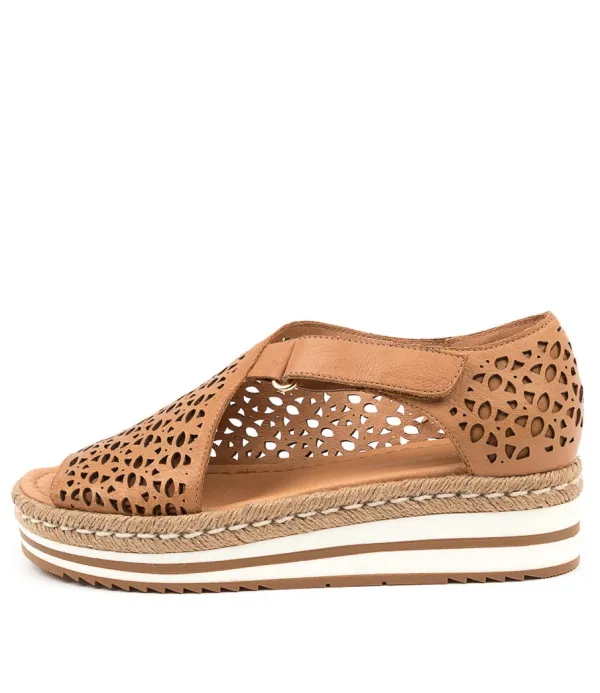 Women DJANGO & JULIETTE Alkiet Dk Tan Leather
