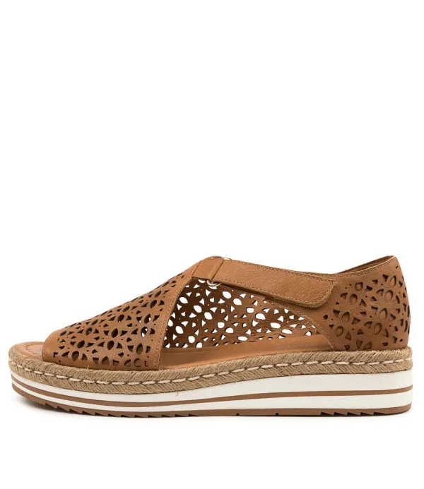 Women DJANGO & JULIETTE Alkiet Lrg Dk Tan Leather
