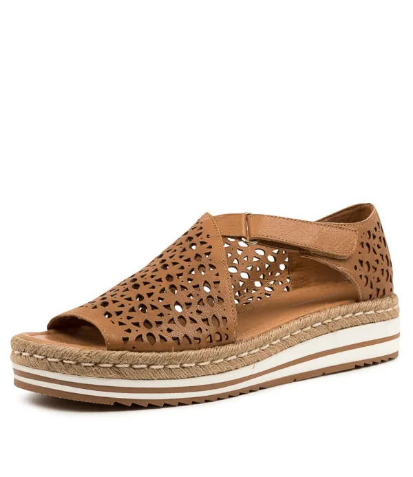 Women DJANGO & JULIETTE Alkiet Lrg Dk Tan Leather