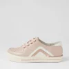 Women ZIERA Alona W Dusty Pink White Multi Sneakers