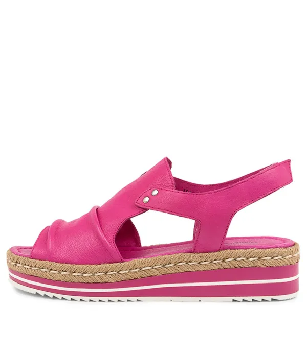 Women DJANGO & JULIETTE Alora Dj Fuchsia Leather