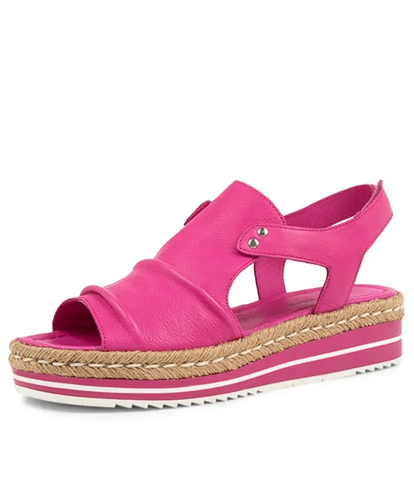 Women DJANGO & JULIETTE Alora Dj Fuchsia Leather