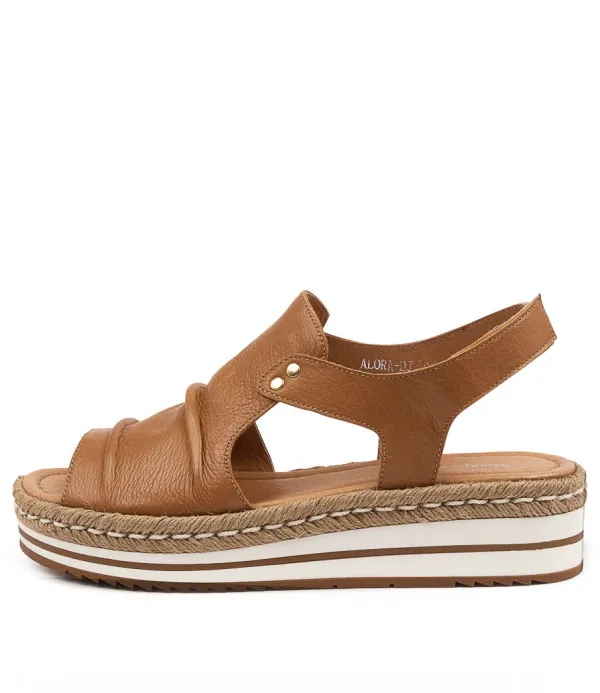 Women DJANGO & JULIETTE Alora Dk Tan Leather