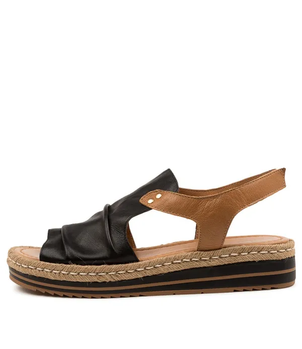 Women DJANGO & JULIETTE Alora Lrg Black-Dk Tan
