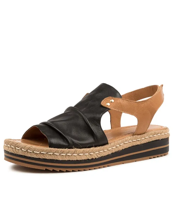 Women DJANGO & JULIETTE Alora Lrg Black-Dk Tan
