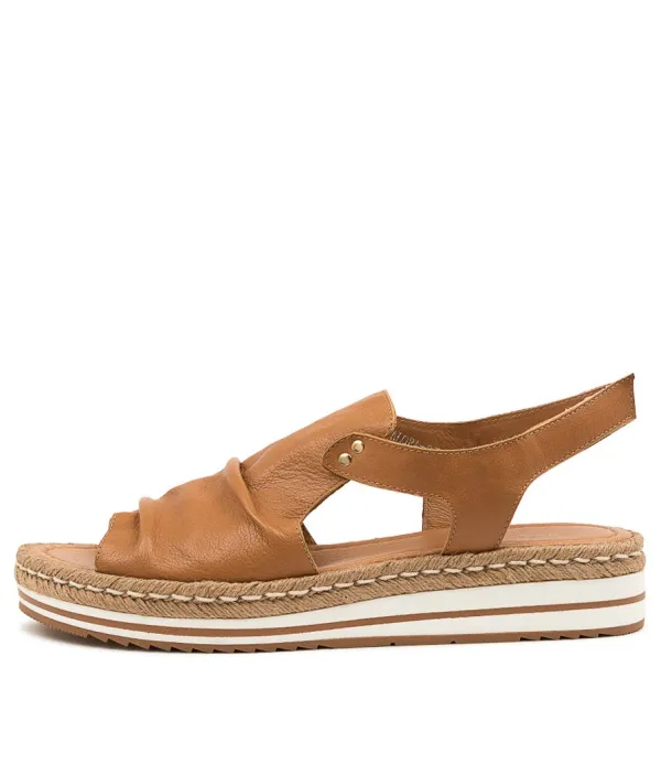 Women DJANGO & JULIETTE Alora Lrg Dk Tan Leather