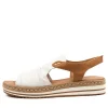 Women DJANGO & JULIETTE Alora Lrg White-Dk Tan
