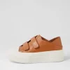 Women DJANGO & JULIETTE Alpin Scotch White Leather Stitch Sneakers