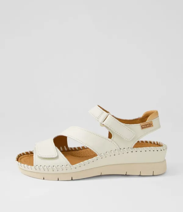 Women PIKOLINOS Altea 31 Nata Leather Sandals