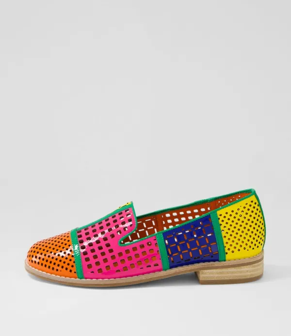 Women DJANGO & JULIETTE Alycia Bright Multi Patent Loafers