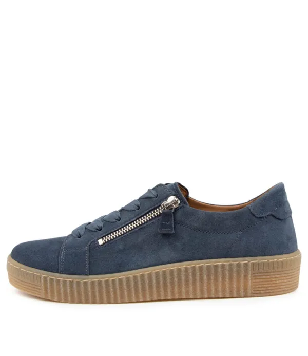 Women GABOR Amelia Blau Suede