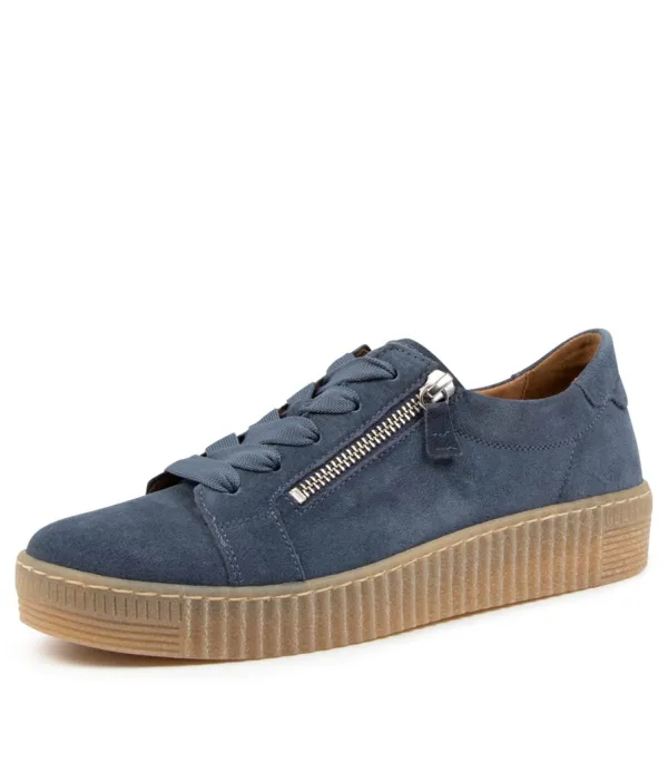 Women GABOR Amelia Blau Suede