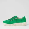 Women GABOR Amelia Verde Beige Suede Sneakers