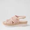 Women DJANGO & JULIETTE Amiri Pale Pink Woven Sandals