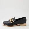Women DJANGO & JULIETTE Ampard Black Leather Loafers