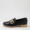 Women DJANGO & JULIETTE Ampard Black Patent Leather Loafers