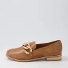 Women DJANGO & JULIETTE Ampard Tan Leather Loafers
