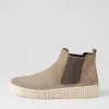 Women GABOR Angels Beige Suede Chelsea Boots