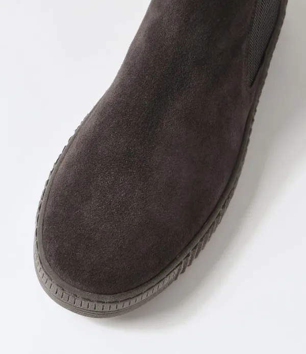 Women GABOR Angels Pepper Grau Suede Chelsea Boots