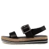 Women DJANGO & JULIETTE Antonio Lrg Blk Leather