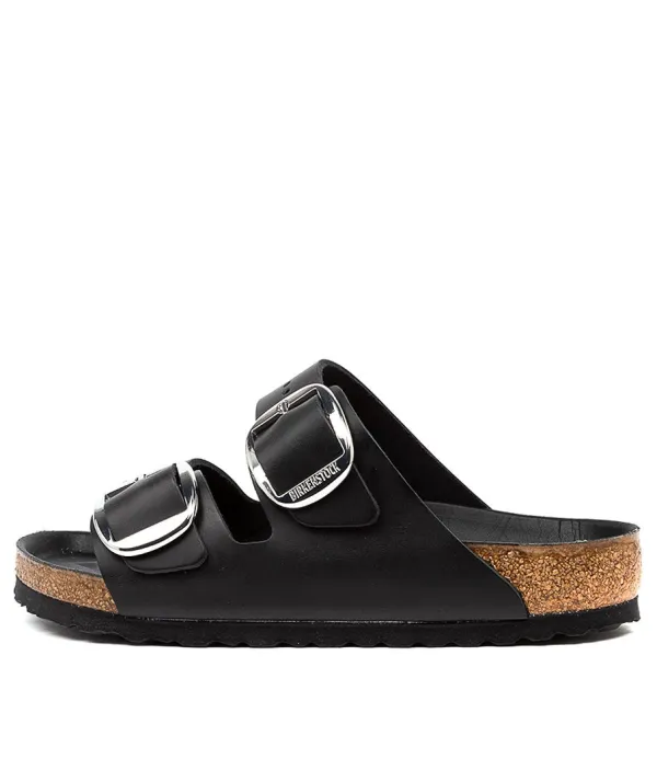 Women BIRKENSTOCK Arizona Big Buckle Black Oiled Leather