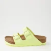 Women BIRKENSTOCK Arizona Earthy Vegan W Popcorn Birkibuc Slides