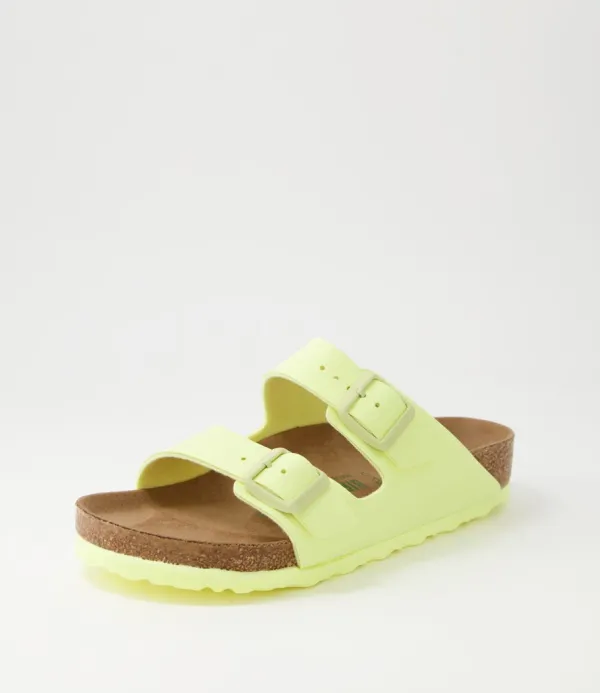 Women BIRKENSTOCK Arizona Earthy Vegan W Popcorn Birkibuc Slides