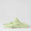 Women BIRKENSTOCK Arizona Eva Faded Lime Eva Slides