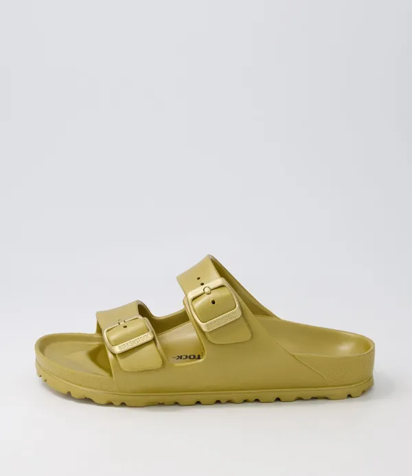 Women BIRKENSTOCK Arizona Eva Glamour Gold Eva Slides