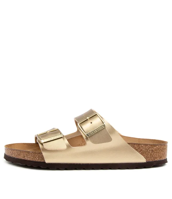 Women BIRKENSTOCK Arizona Gold Birkoflor