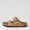 Women BIRKENSTOCK Arizona Tobacco Oiled Leather Slides