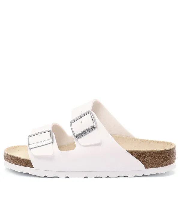 Women BIRKENSTOCK Arizona White Birkoflor