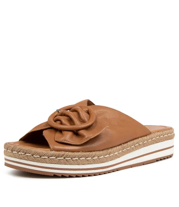 Women DJANGO & JULIETTE Arturo Lrg Dk Tan Leather