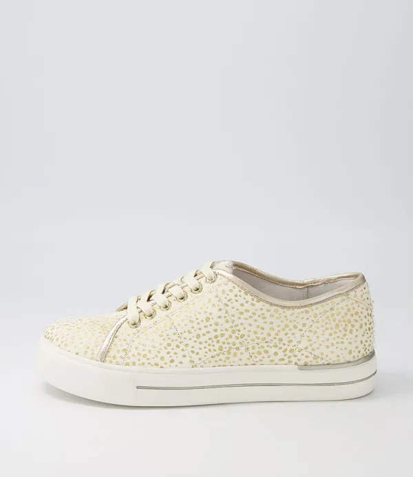 Women ZIERA Ashleen W White Multi Sneakers