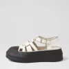 Women DJANGO & JULIETTE Askery Off White Black Patent Leather Sneakers