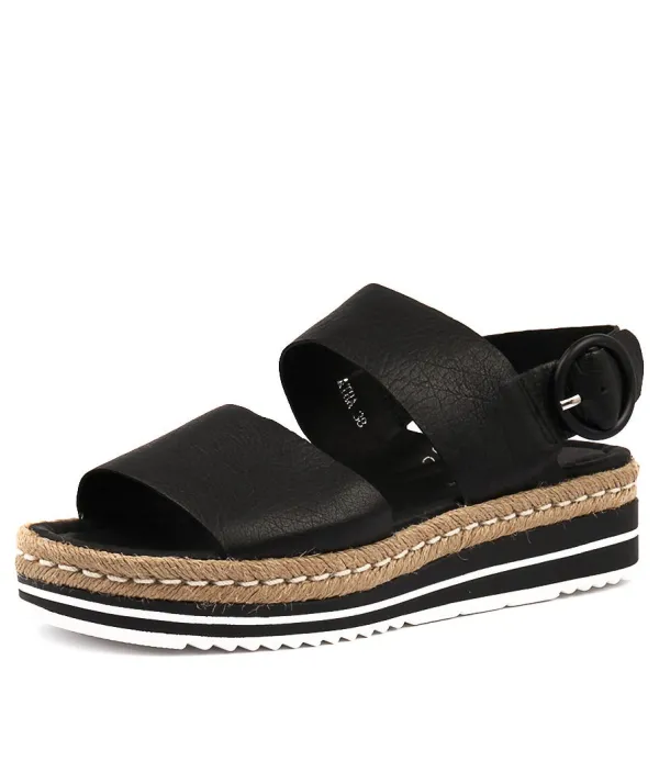 Women DJANGO & JULIETTE Atha Lrg Black Leather