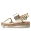 Women DJANGO & JULIETTE Atha Pale Gold Leather