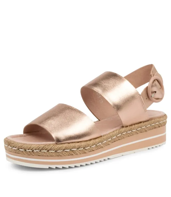 Women DJANGO & JULIETTE Atha Rose Gold Leather