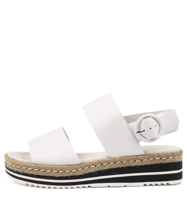 Women DJANGO & JULIETTE Atha White Leather