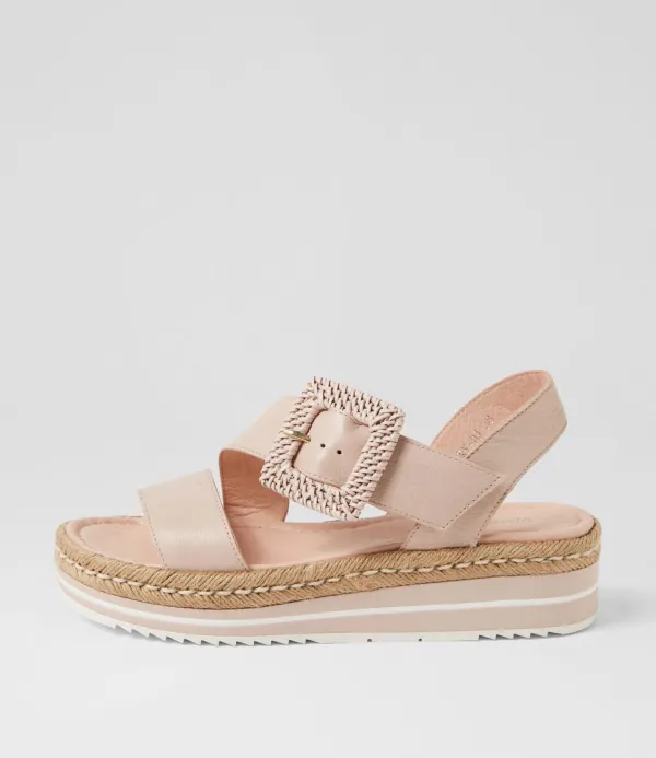 Women DJANGO & JULIETTE Atory Rose Leather Sandals